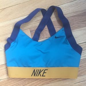 NIKE Sports Bra (Indy Logo Back Blue)